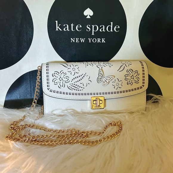 kate spade Handbags - Kate Spade ♠️ New York Festival Floral Meringue Phoebe With Gold Chain NWT